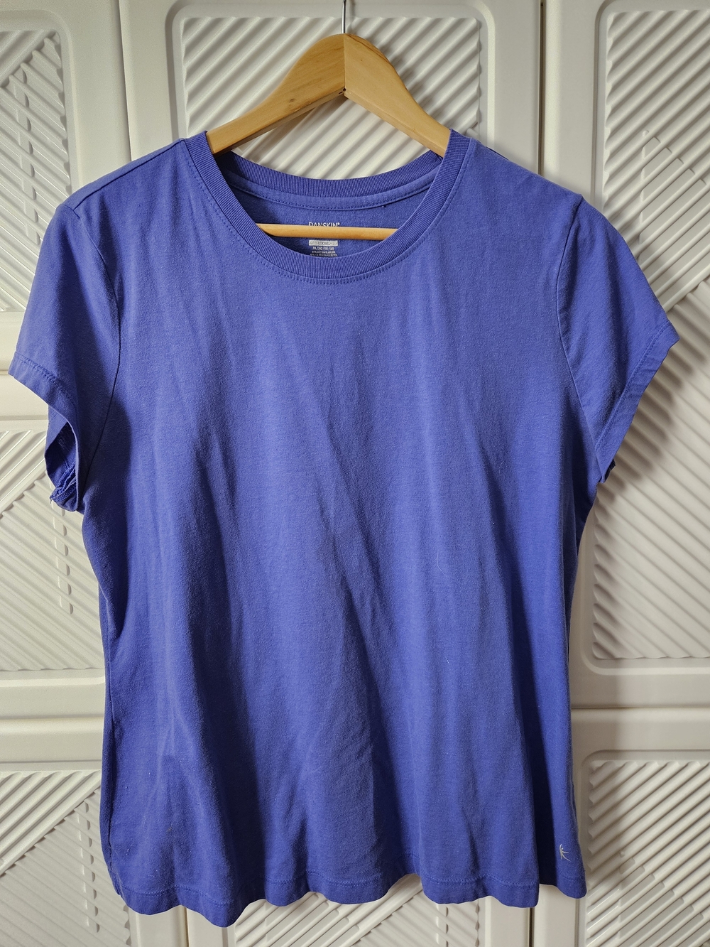 Danskin Short Sleeve Crewneck Tee - Violet Blue